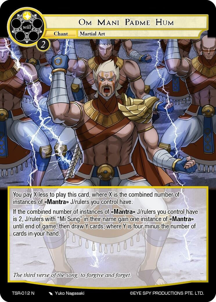 Image for Om Mani Padme Hum (The Battle at the Sacred Ruins) (TSR-012 N) - Force of Will