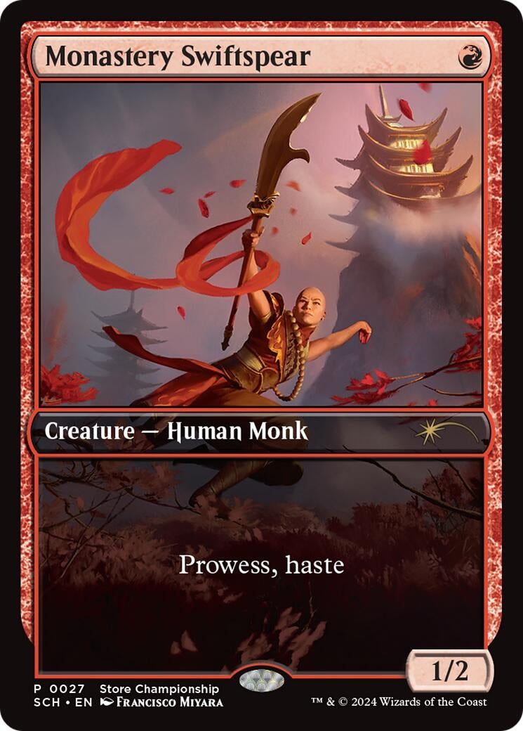 Image for Monastery Swiftspear (Game Day & Store Championship Promos) (27) - Magic: The Gathering