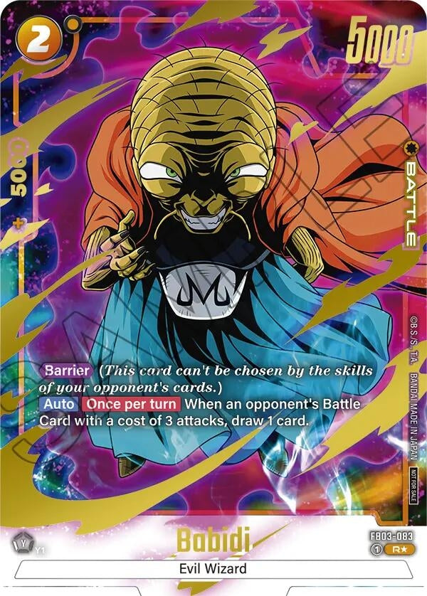 Image for Babidi - FB03-083 (Championship Pack 02) (Gold) (Tournament and Championship Promos) (FB03-083) - Dragon Ball Super: Fusion World