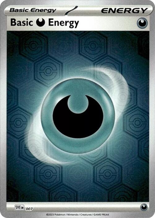 Image for Basic Darkness Energy (Reverse Holofoil) (SV: Shrouded Fable) (7) - Pokemon