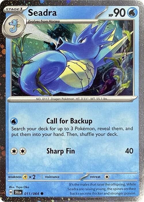 Image for Seadra - 011/064 (Cosmos Holo) (Miscellaneous Cards & Products) (011/064) - Pokemon