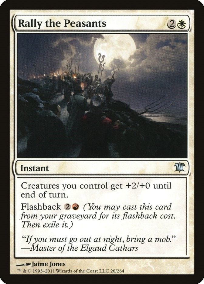 Image for Rally the Peasants (Innistrad) (28) - Magic: The Gathering