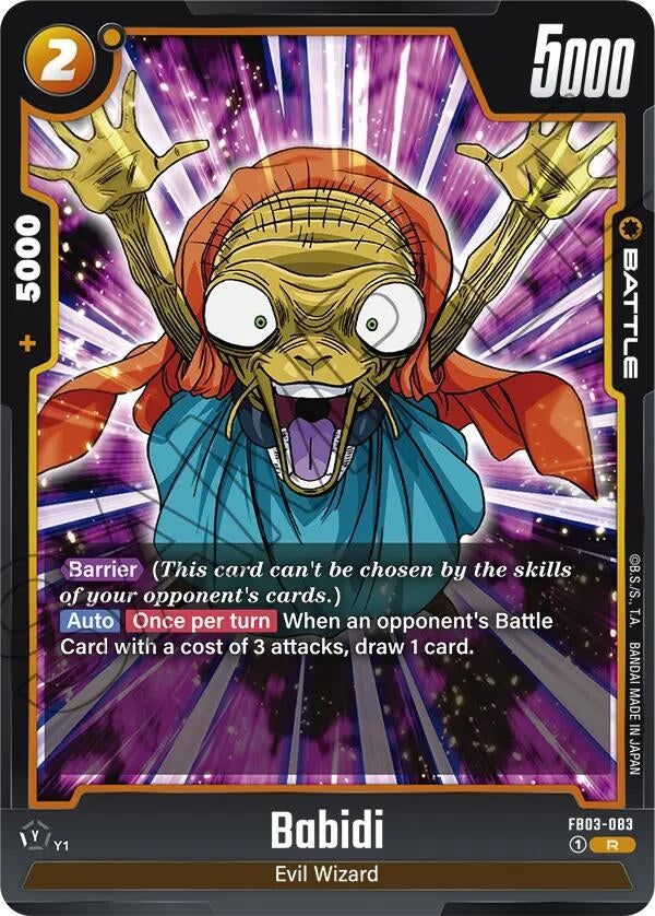 Image for Babidi - FB03-083 (Raging Roar) (FB03-083) - Dragon Ball Super: Fusion World
