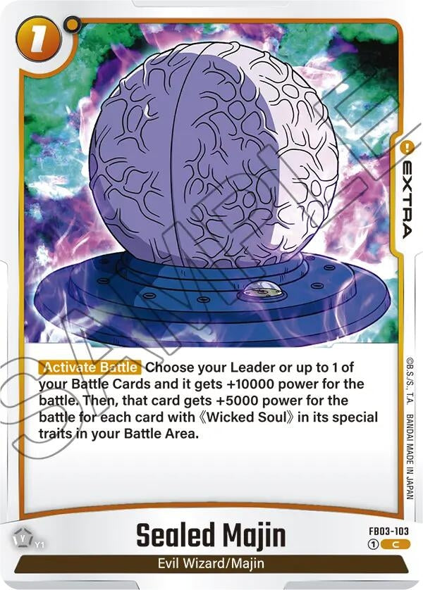 Image for Sealed Majin (Raging Roar) (FB03-103) - Dragon Ball Super: Fusion World