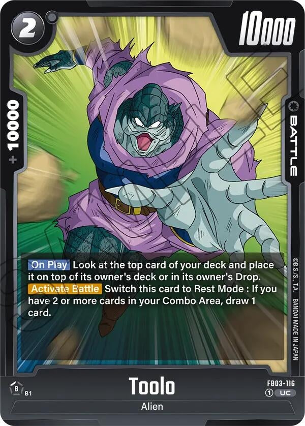 Image for Toolo (Raging Roar) (FB03-116) - Dragon Ball Super: Fusion World