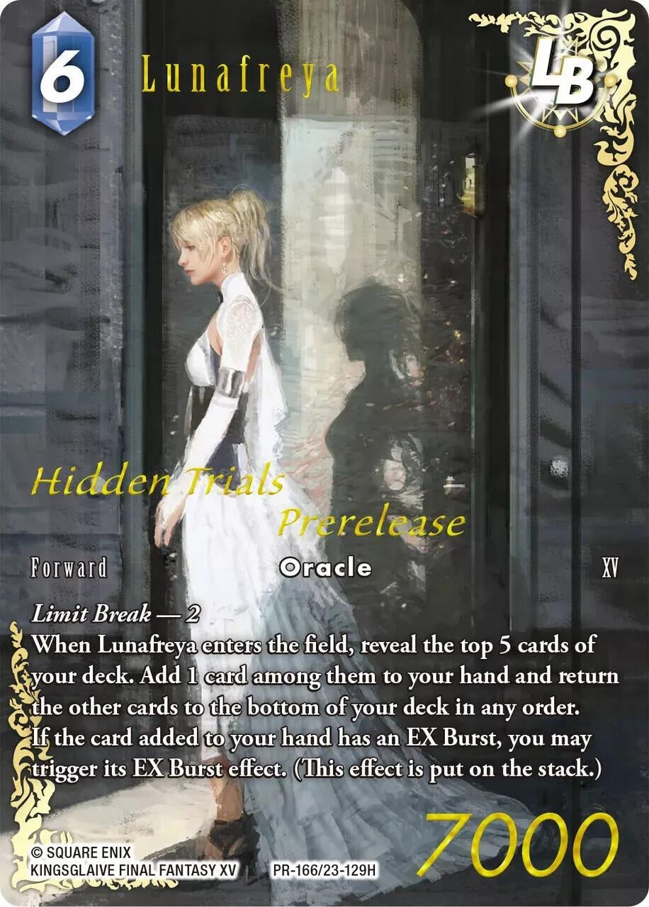 Image for Lunafreya LB (Prerelease Promo) (Hidden Trials) (PR-166/23-129H) - Final Fantasy TCG