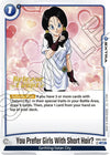 Image for You Prefer Girls With Short Hair? (Raging Roar Release Event Cards) (FB03-052) - Dragon Ball Super: Fusion World