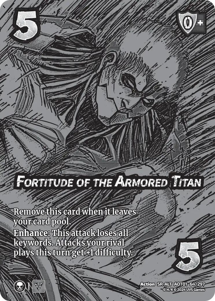 Image for Fortitude of the Armored Titan (Alternate Art) (Attack on Titan: Battle for Humanity) (64/297) - UniVersus
