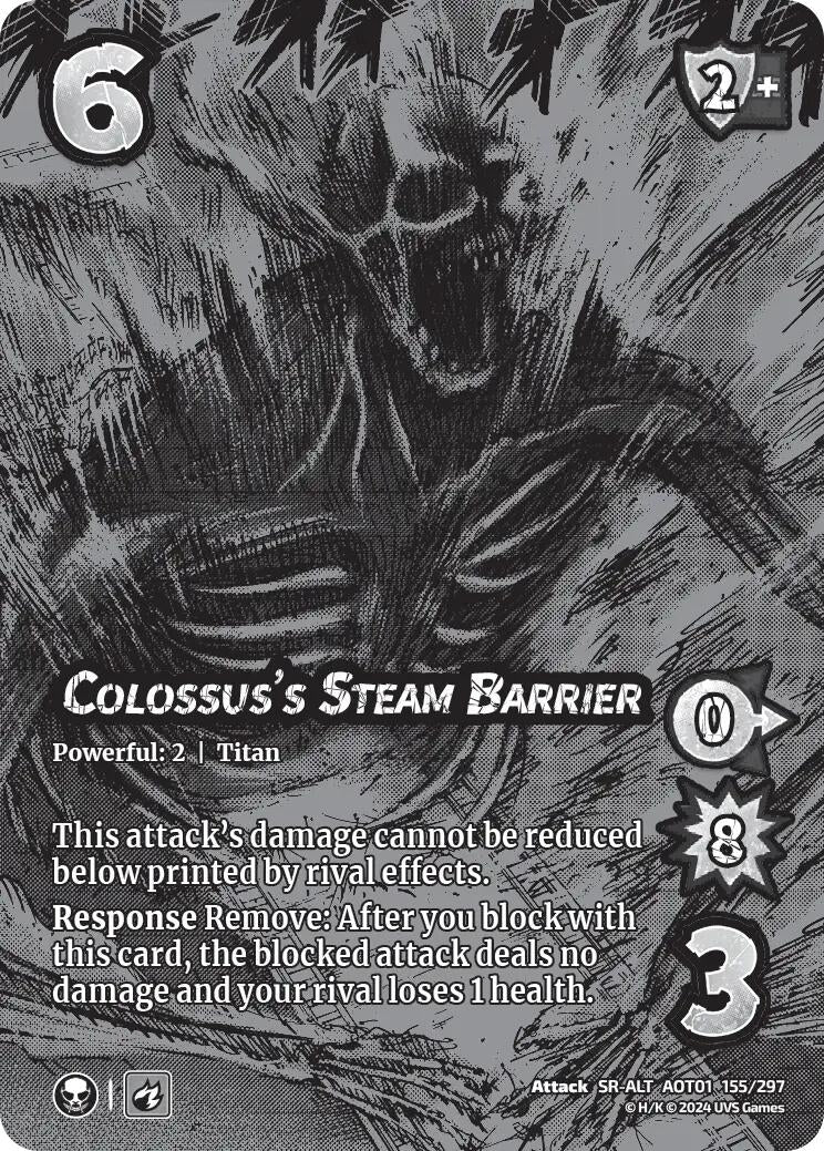 Image for Colossus's Steam Barrier (Alternate Art) (Attack on Titan: Battle for Humanity) (155/297) - UniVersus