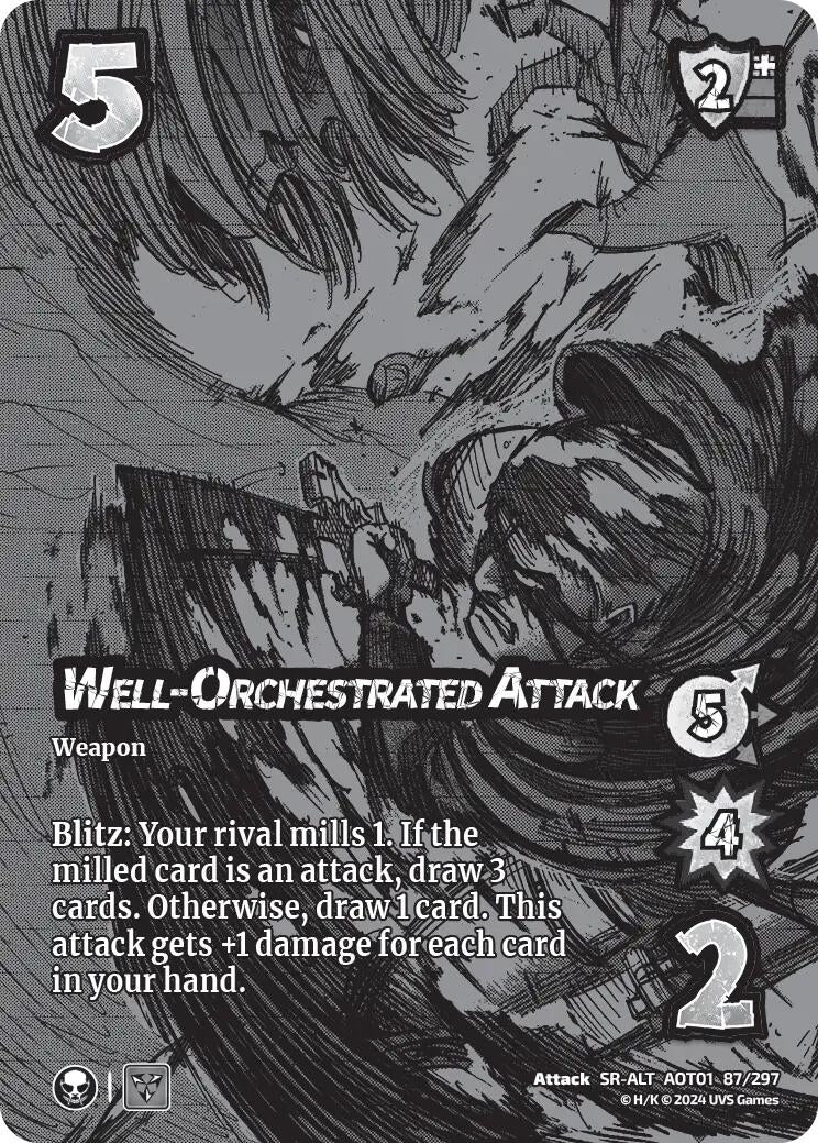 Image for Well-Orchestrated Attack (Alternate Art) (Attack on Titan: Battle for Humanity) (87/297) - UniVersus