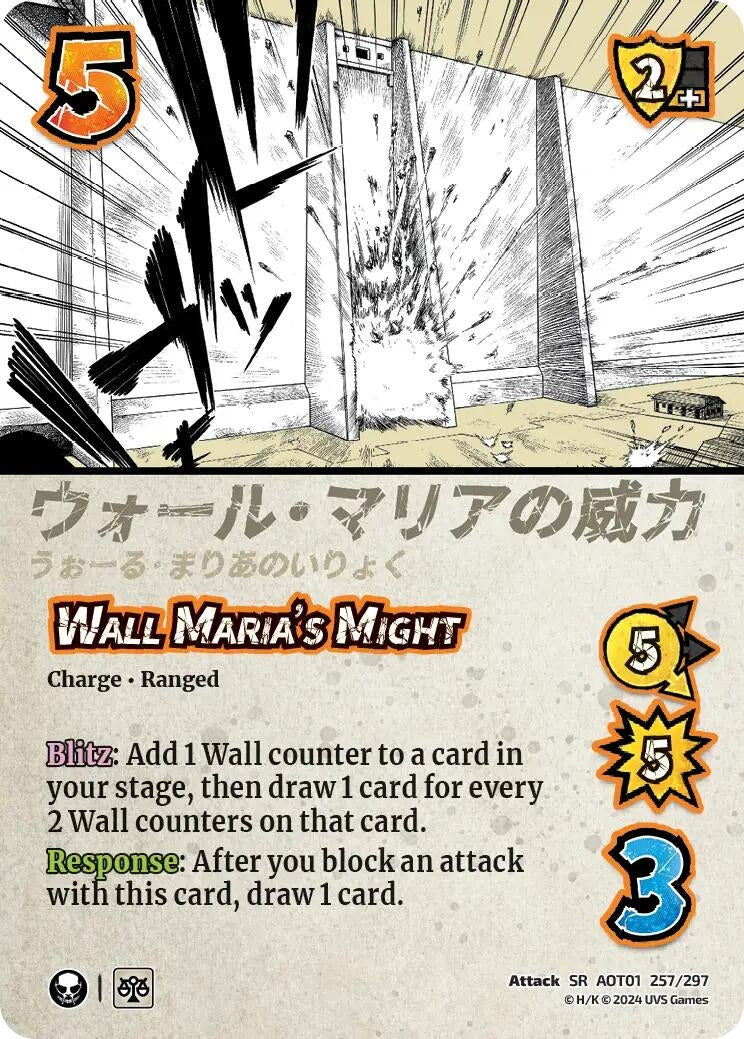 Image for Wall Maria's Might (Attack on Titan: Battle for Humanity) (257/297) - UniVersus