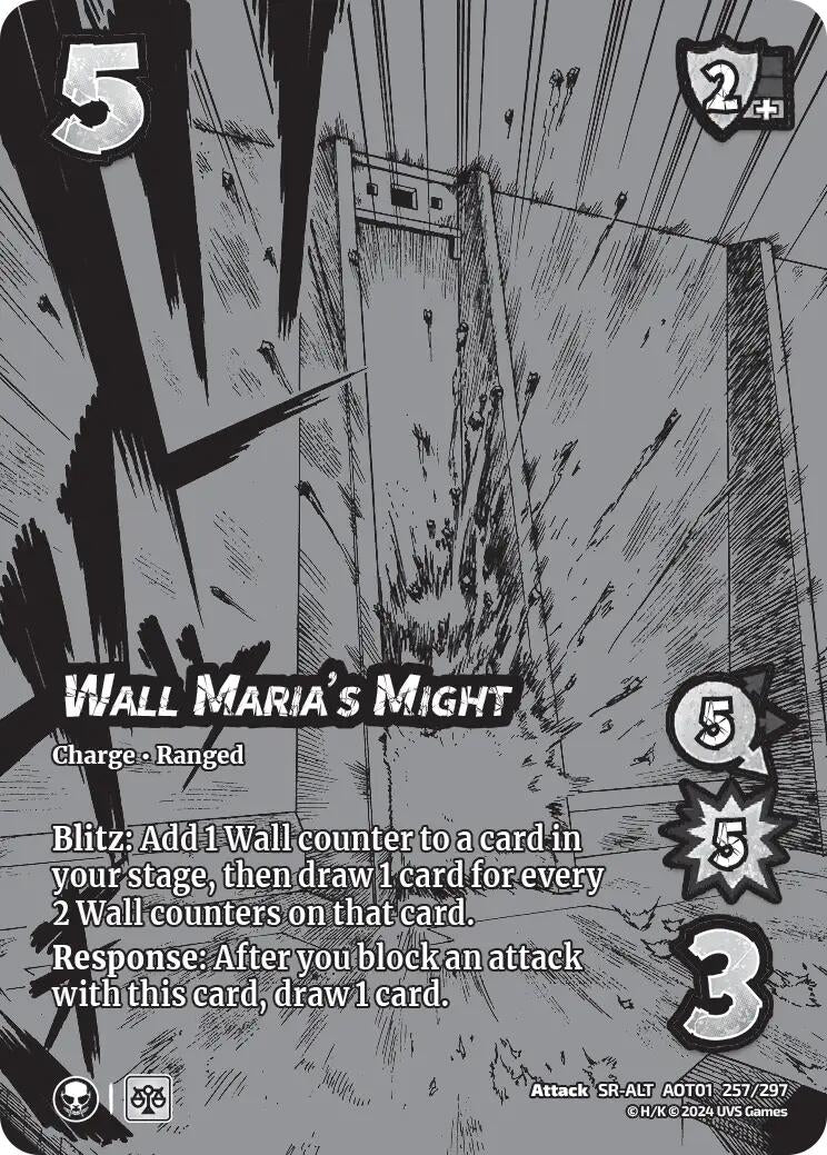 Image for Wall Maria's Might (Alternate Art) (Attack on Titan: Battle for Humanity) (257/297) - UniVersus