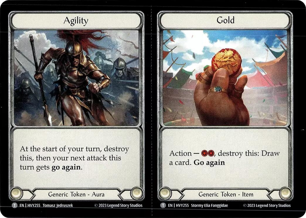 Image for Agility // Gold // Might // Vigor (Heavy Hitters) (HVY255) - Flesh and Blood TCG