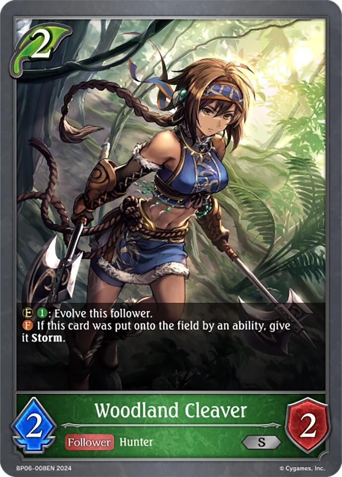 Image for Woodland Cleaver (BP06: Paragons of the Colosseum) (BP06-008EN) - Shadowverse: Evolve
