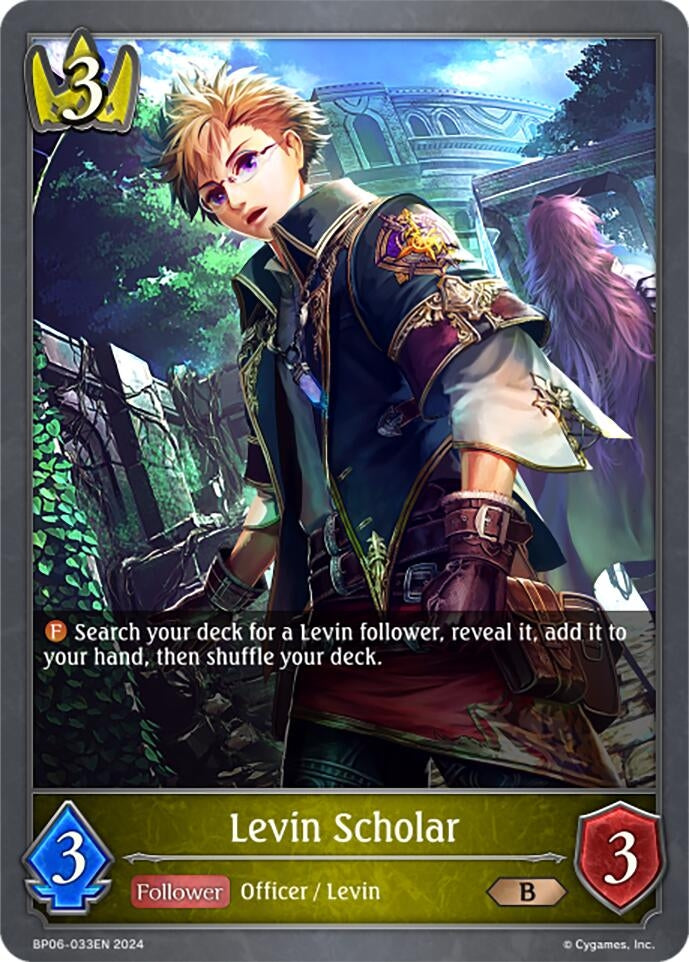 Image for Levin Scholar (BP06: Paragons of the Colosseum) (BP06-033EN) - Shadowverse: Evolve