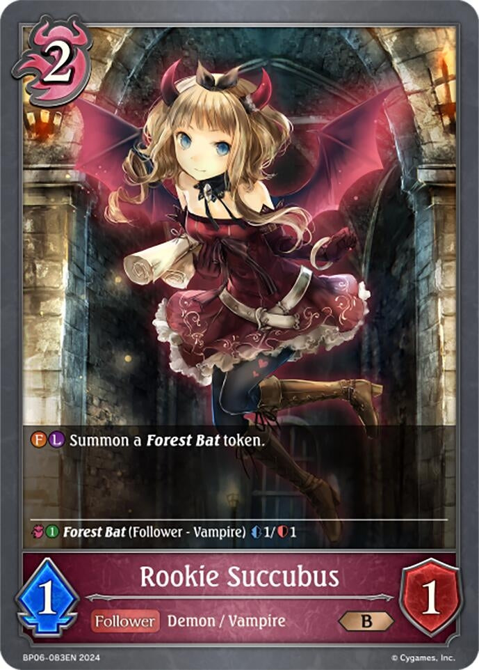 Image for Rookie Succubus (BP06: Paragons of the Colosseum) (BP06-083EN) - Shadowverse: Evolve