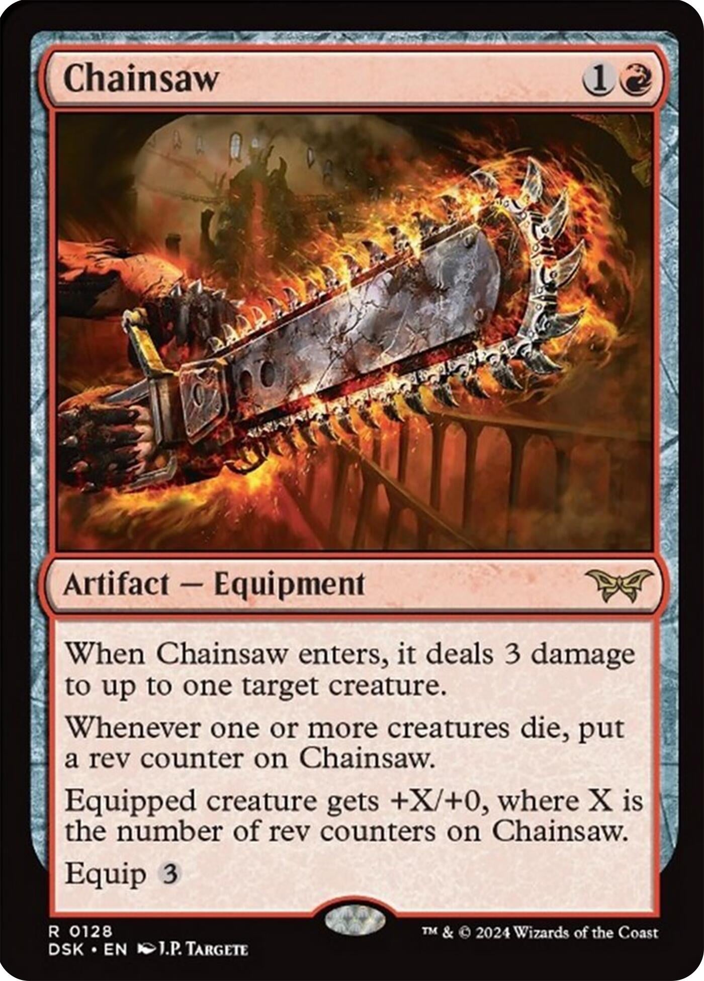 Image for Chainsaw (Duskmourn: House of Horror) (128) - Magic: The Gathering