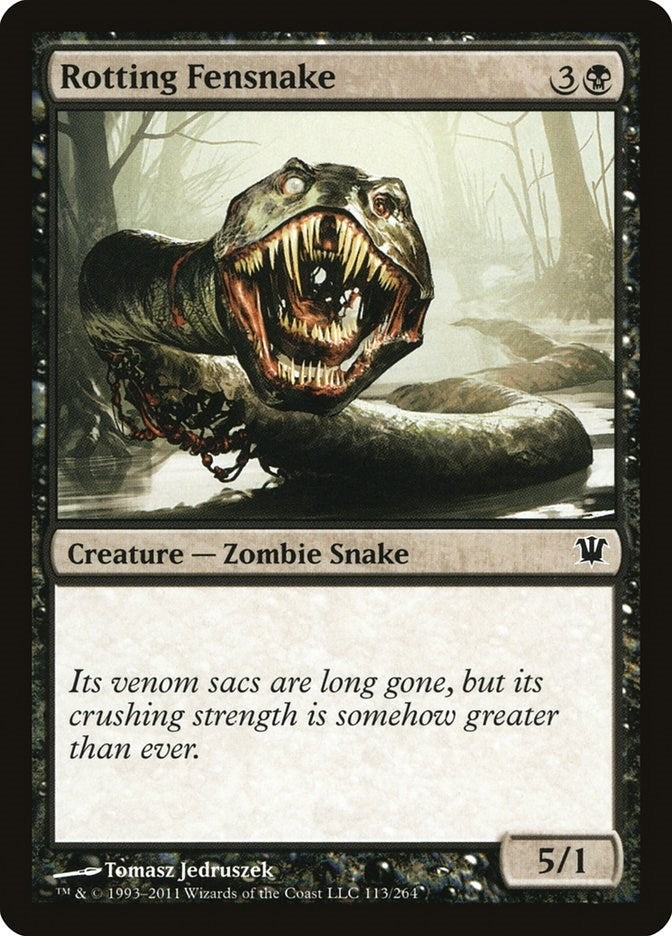 Image for Rotting Fensnake (Innistrad) (113) - Magic: The Gathering