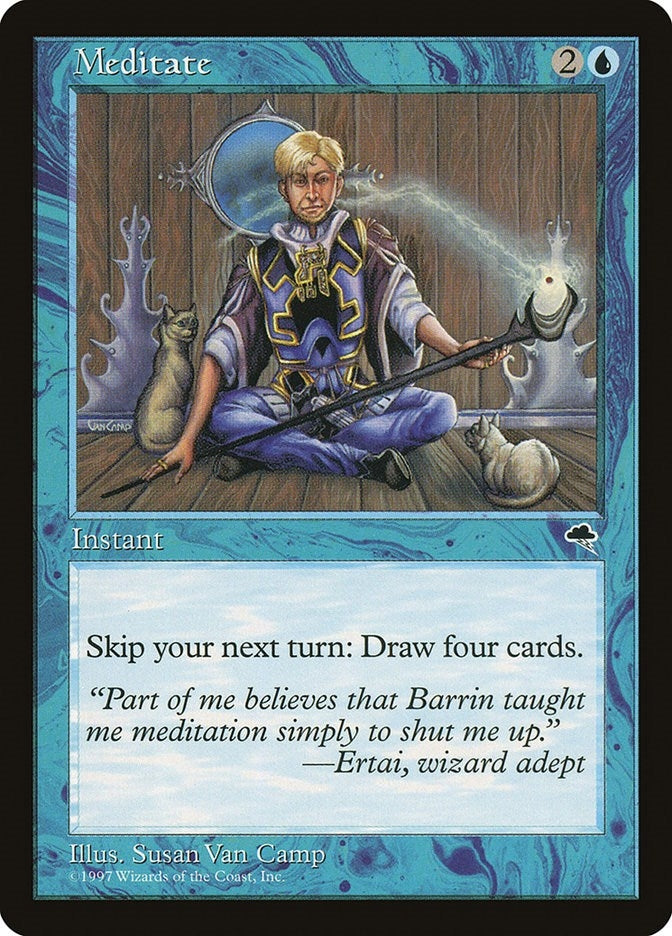 Image for Meditate (Tempest) (76) - Magic: The Gathering