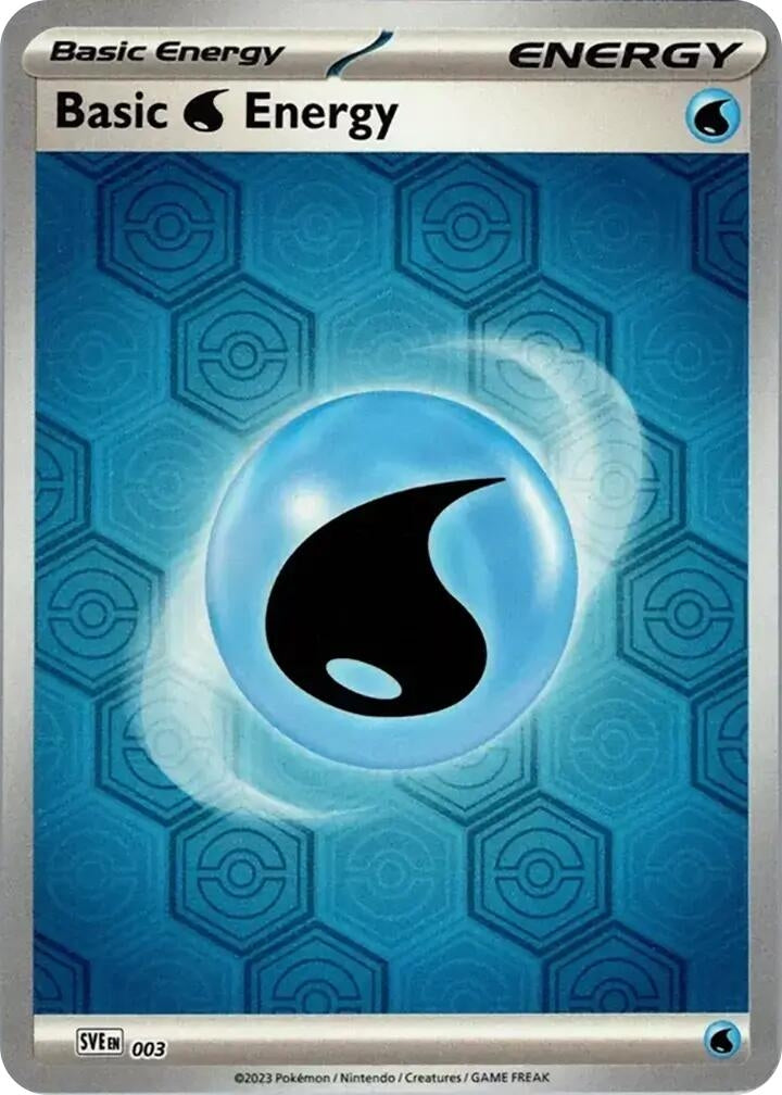 Image for Basic Water Energy (SV: Shrouded Fable) (3) - Pokemon