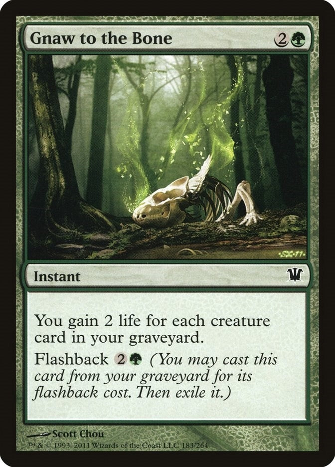Image for Gnaw to the Bone (Innistrad) (183) - Magic: The Gathering