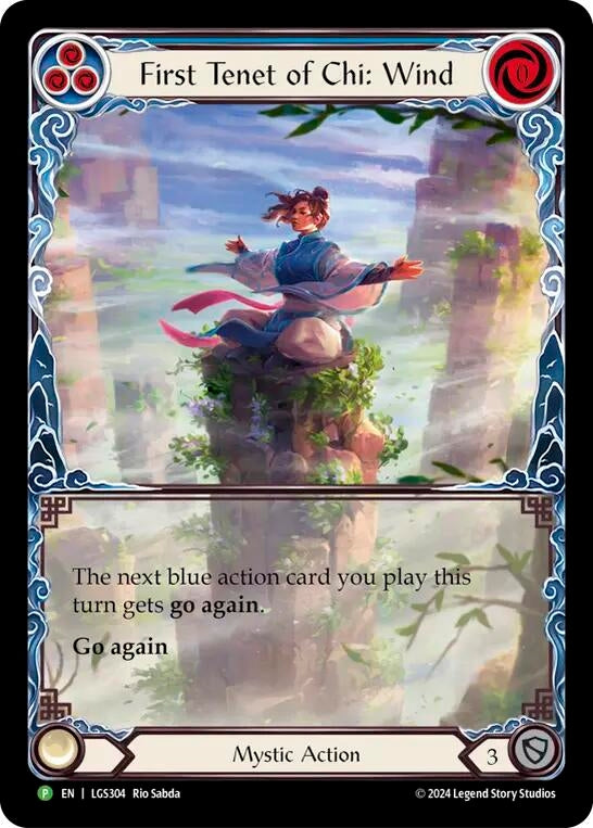 Image for First Tenet of Chi: Wind - LGS304 (Flesh and Blood: Promo Cards) (LGS304) - Flesh and Blood TCG
