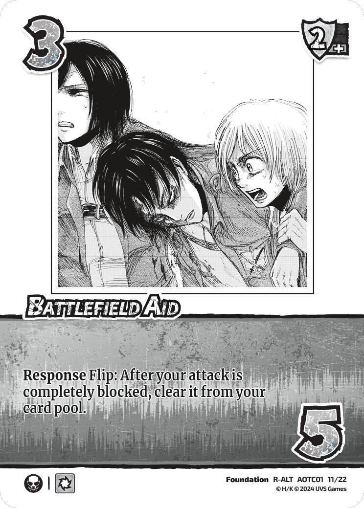 Image for Battlefield Aid (Alternate Art) (Challenger Series: Attack on Titan: Battle for Humanity) (CS1 11/22) - UniVersus