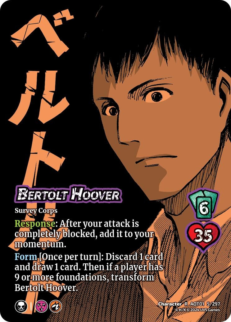 Image for Bertolt Hoover // Bertolt, Colossus Titan (Attack on Titan: Battle for Humanity) (5/297) - UniVersus