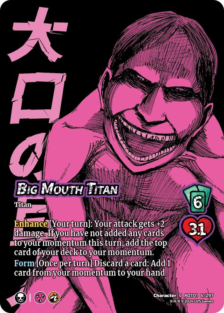 Image for Big Mouth Titan (Attack on Titan: Battle for Humanity) (6/297) - UniVersus