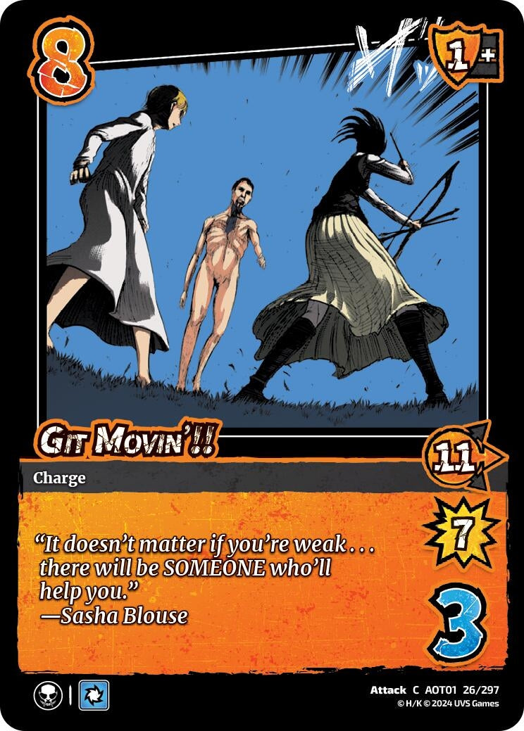 Image for Git Movin'!! (Attack on Titan: Battle for Humanity) (26/297) - UniVersus