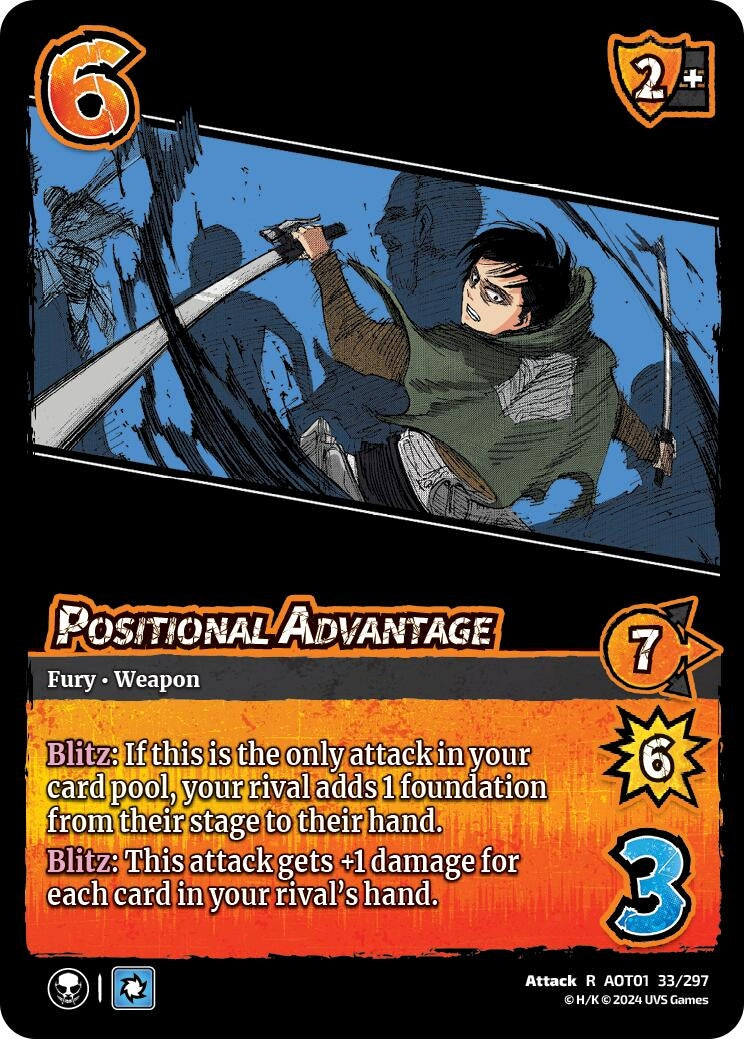 Image for Positional Advantage (Attack on Titan: Battle for Humanity) (33/297) - UniVersus