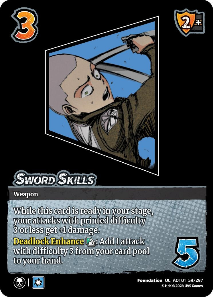 Image for Sword Skills (Attack on Titan: Battle for Humanity) (59/297) - UniVersus