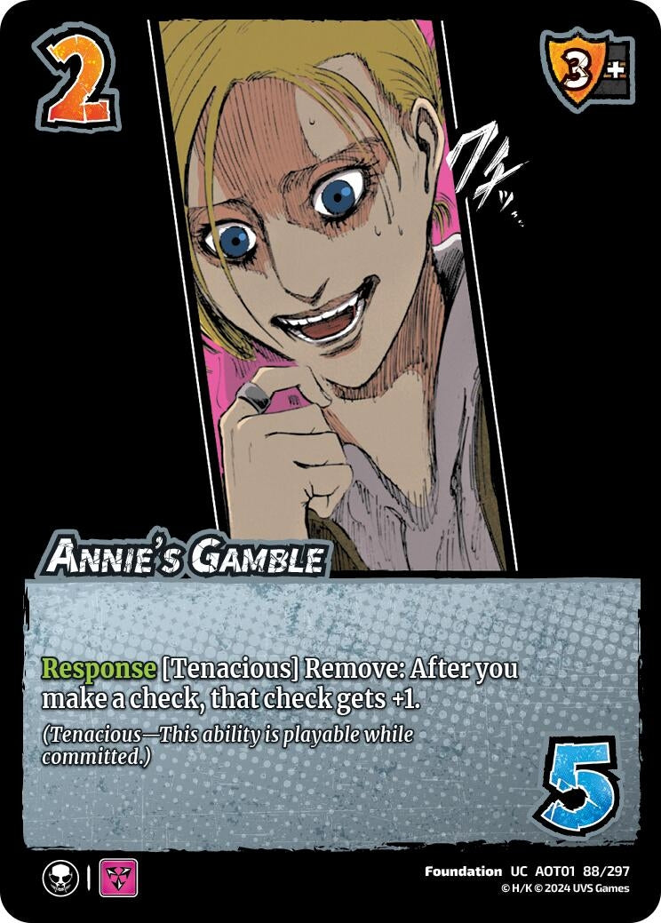 Image for Annie's Gamble (Attack on Titan: Battle for Humanity) (88/297) - UniVersus