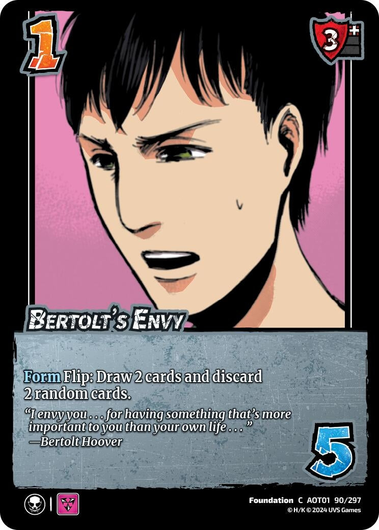 Image for Bertolt's Envy (Attack on Titan: Battle for Humanity) (90/297) - UniVersus