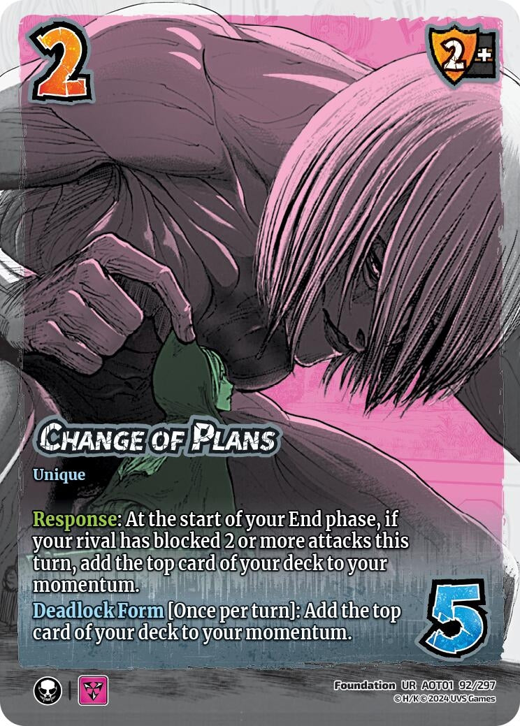 Image for Change of Plans (Attack on Titan: Battle for Humanity) (92/297) - UniVersus