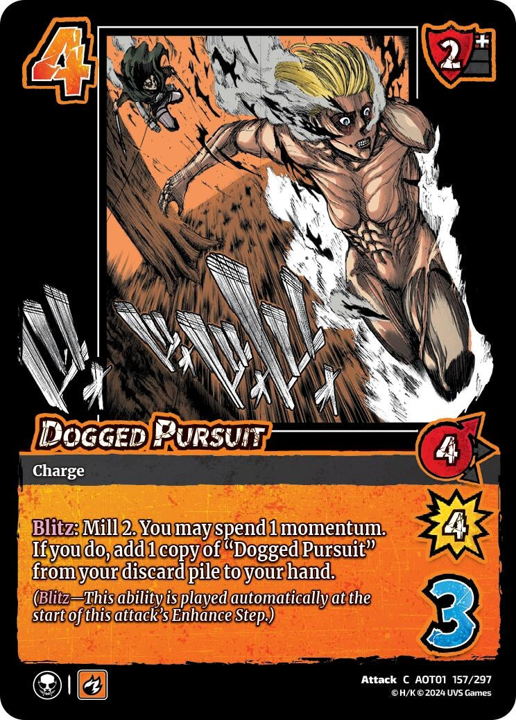Image for Dogged Pursuit (Attack on Titan: Battle for Humanity) (157/297) - UniVersus