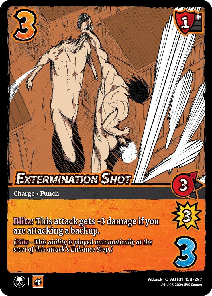 Image for Extermination Shot (Attack on Titan: Battle for Humanity) (158/297) - UniVersus