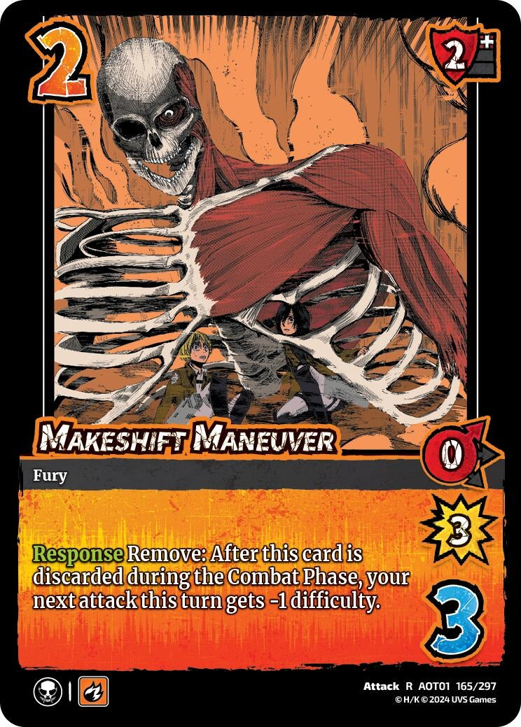 Image for Makeshift Maneuver (Attack on Titan: Battle for Humanity) (165/297) - UniVersus
