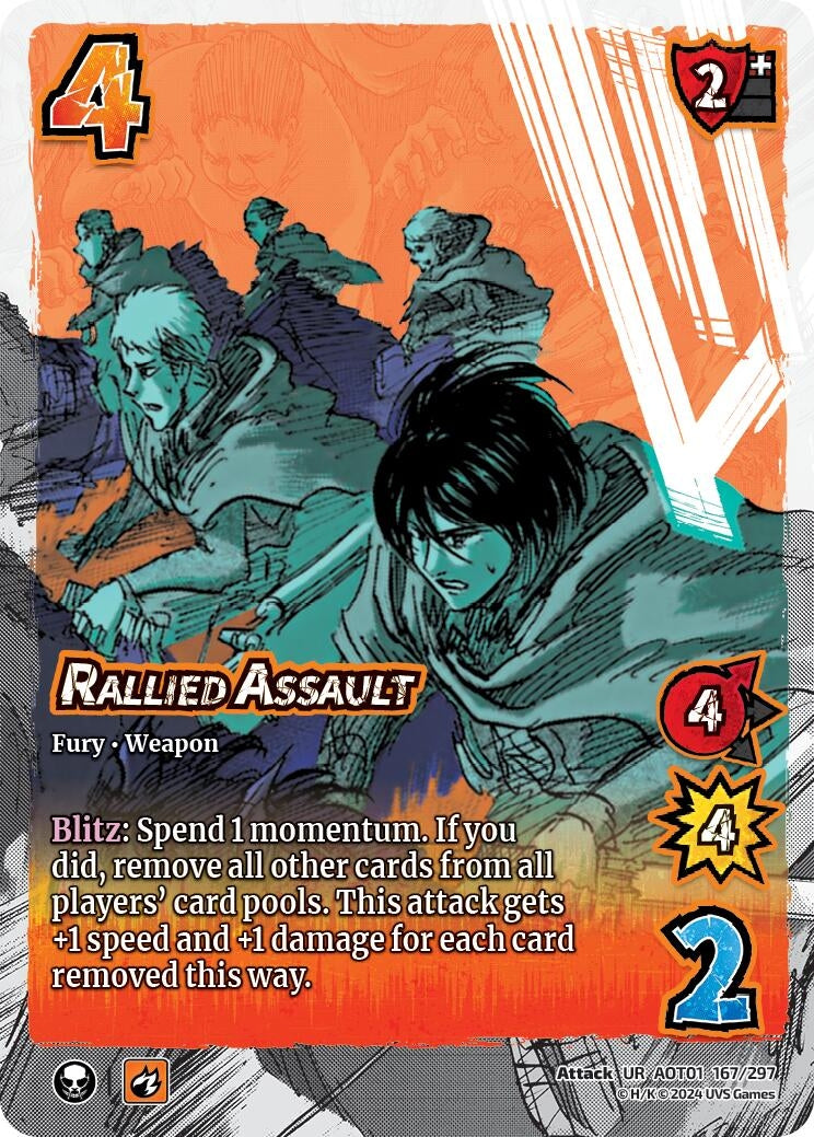 Image for Rallied Assault (Attack on Titan: Battle for Humanity) (167/297) - UniVersus