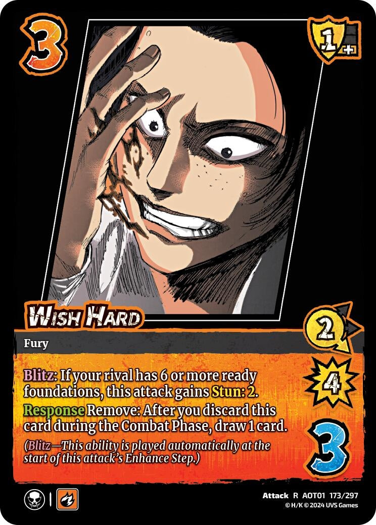 Image for Wish Hard (Attack on Titan: Battle for Humanity) (173/297) - UniVersus