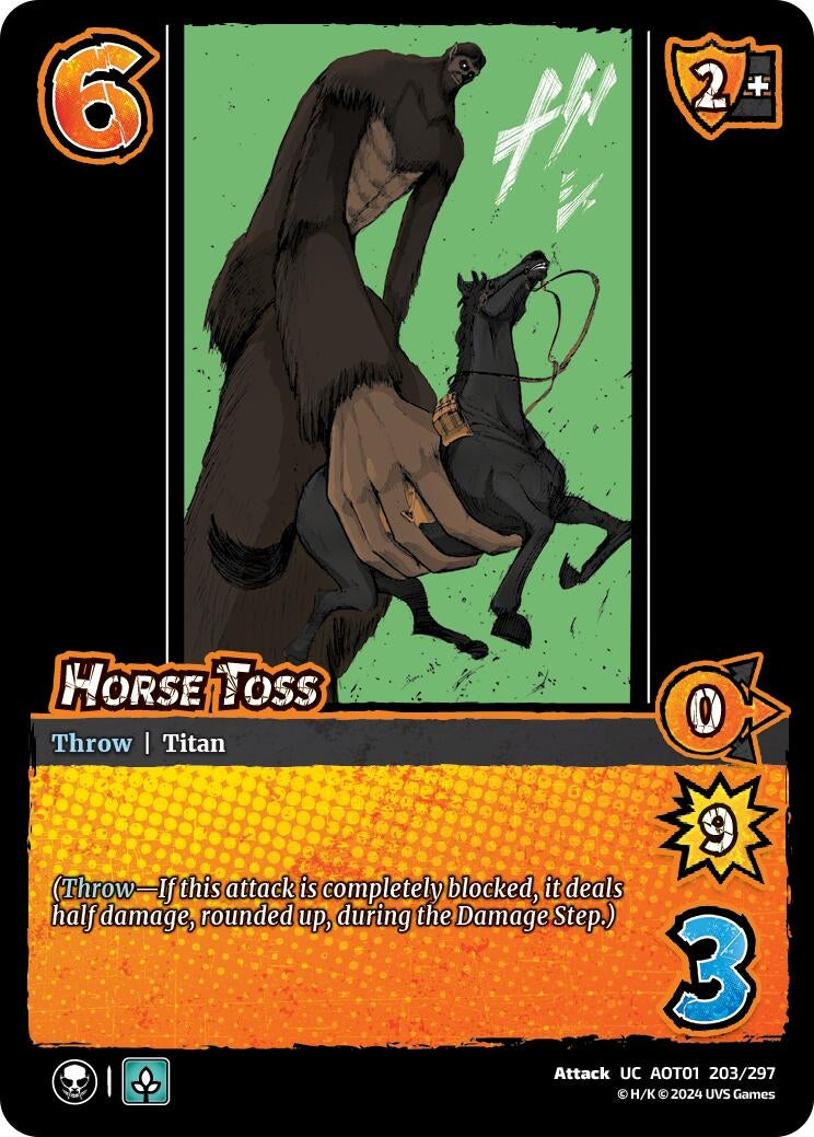 Image for Horse Toss (Attack on Titan: Battle for Humanity) (203/297) - UniVersus