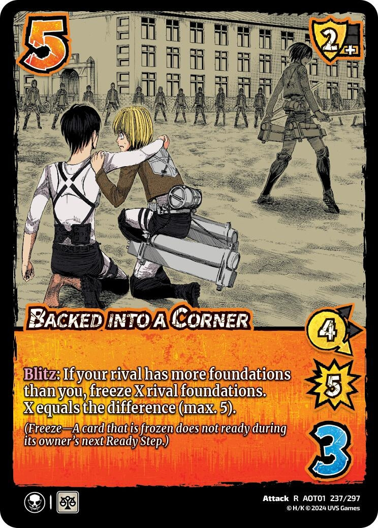 Image for Backed into a Corner (Attack on Titan: Battle for Humanity) (237/297) - UniVersus