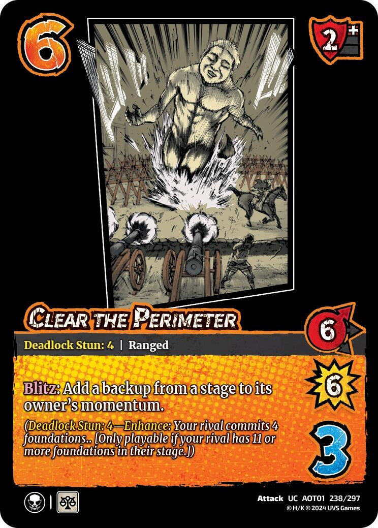 Image for Clear the Perimeter (Attack on Titan: Battle for Humanity) (238/297) - UniVersus