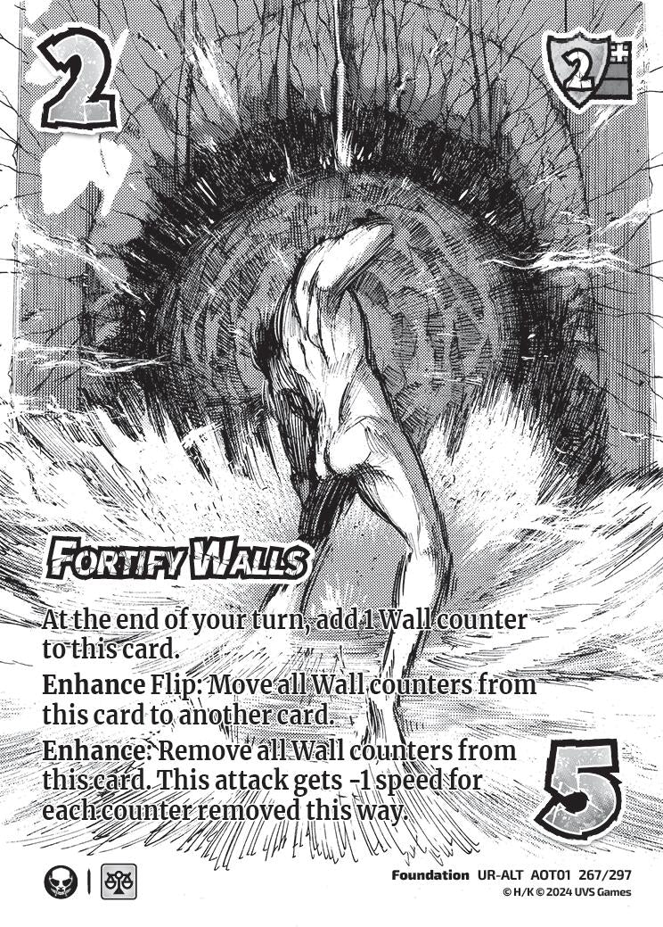 Image for Fortify Walls (Alternate Art) (Attack on Titan: Battle for Humanity) (267/297) - UniVersus
