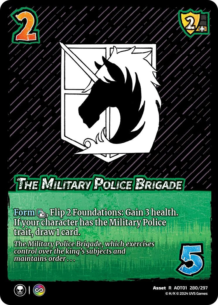 Image for The Military Police Brigade (Attack on Titan: Battle for Humanity) (280/297) - UniVersus