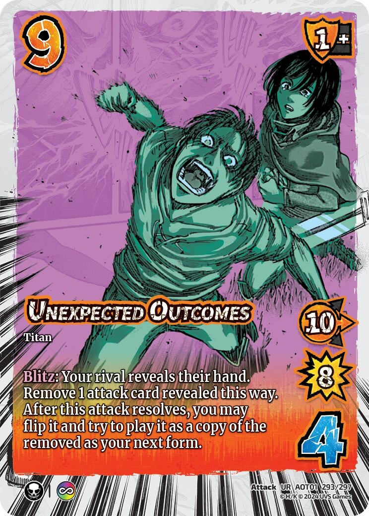 Image for Unexpected Outcomes (Attack on Titan: Battle for Humanity) (293/297) - UniVersus