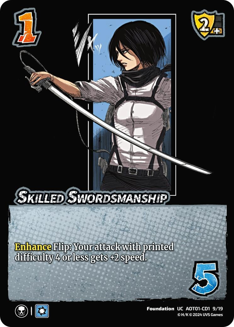Image for Skilled Swordsmanship (CD1) (Attack on Titan: Battle for Humanity) (CD1 9/19) - UniVersus