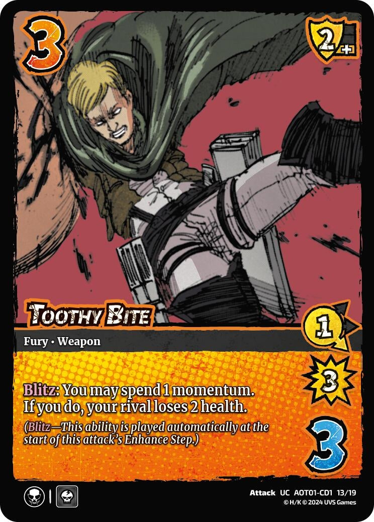 Image for Toothy Bite (CD1) (Attack on Titan: Battle for Humanity) (CD1 13/19) - UniVersus