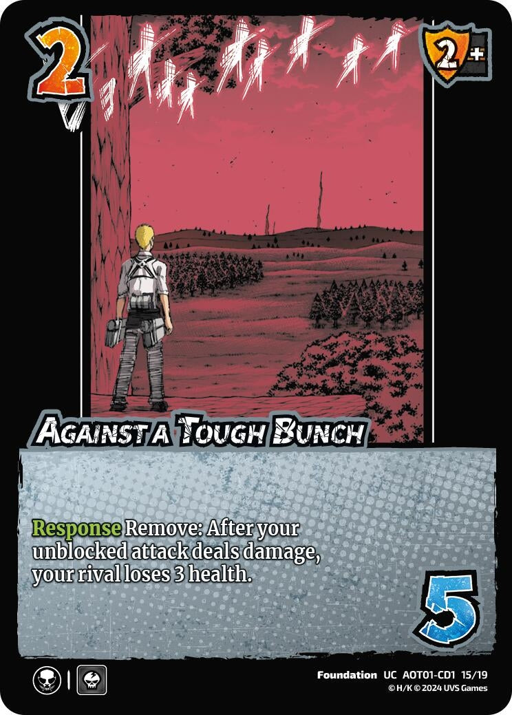 Image for Against a Tough Bunch (CD1) (Attack on Titan: Battle for Humanity) (CD1 15/19) - UniVersus