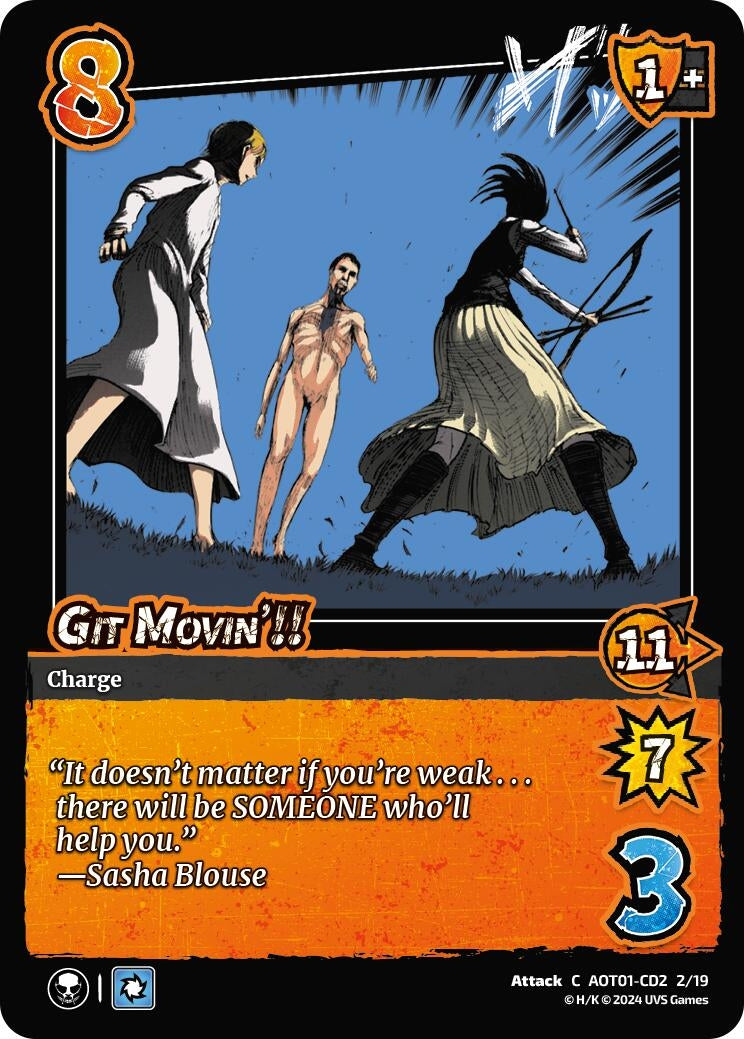 Image for Git Movin'!! (CD2) (Attack on Titan: Battle for Humanity) (CD2 2/19) - UniVersus